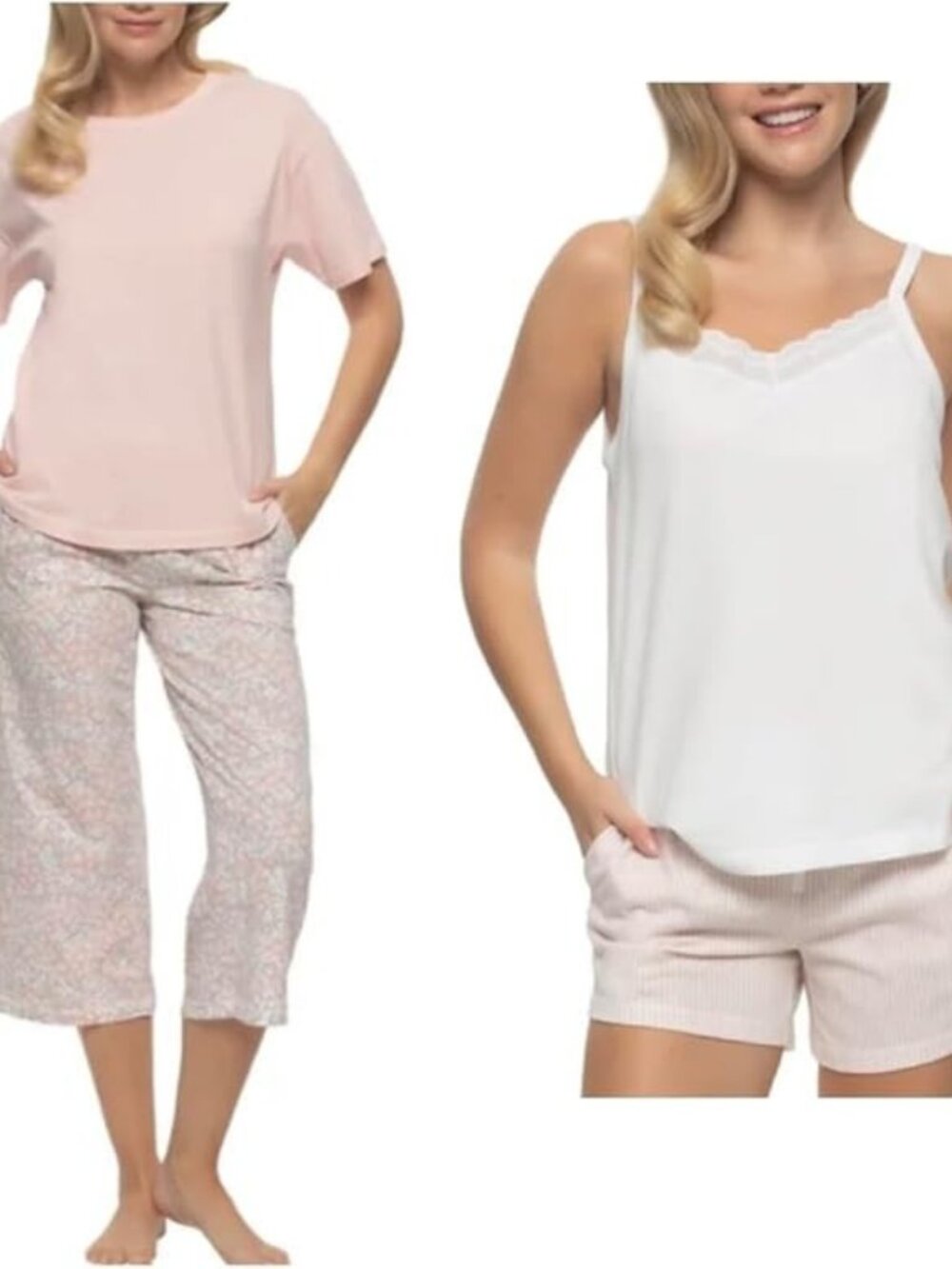 Felina Womens 4 Pc Set Sleep Pajama Set NEW